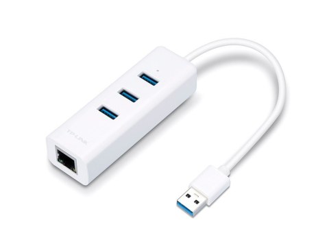 Karta sieciowa USB TP-Link UE330 z 3-portowym hubem USB 3.0