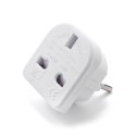 Adapter zasilania ANG/PL (wtyk PL/gniazdo ANG) Gembird