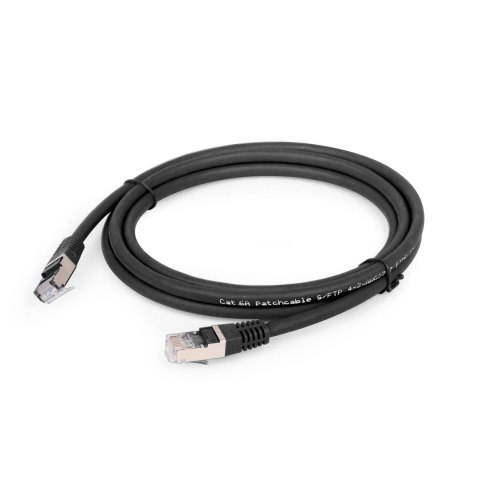 Kabel kat.6A SFTP LSZH Patch cord 2m (czarny) Gembird