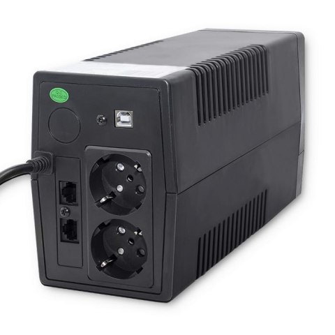 Zasilacz awaryjny UPS Qoltec Monolith LCD 1000VA 600W