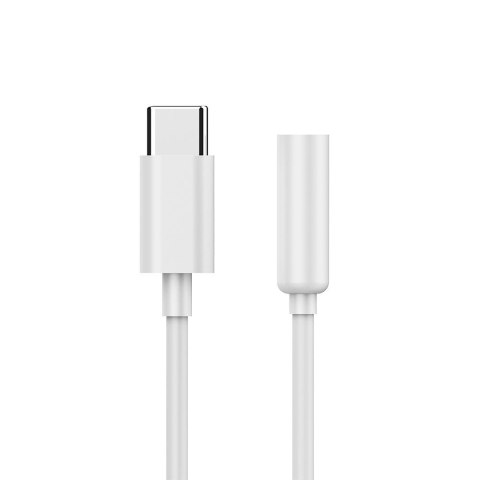 Adapter audio mini Jack zeński 3.5mm do USB-CM biały Gembird