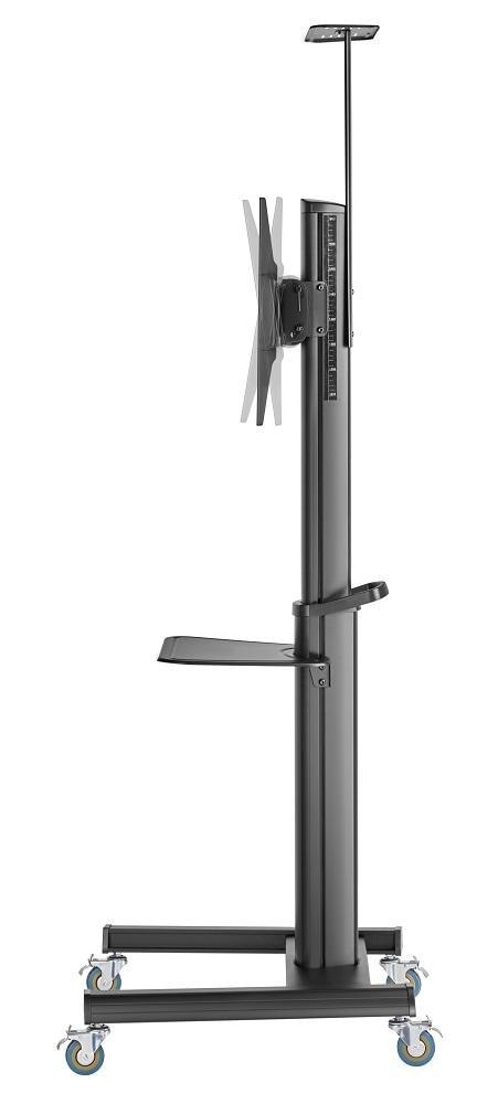 Uchwyt/Stojak do telewizora mobilny z kółkami 37" - 70" czarny