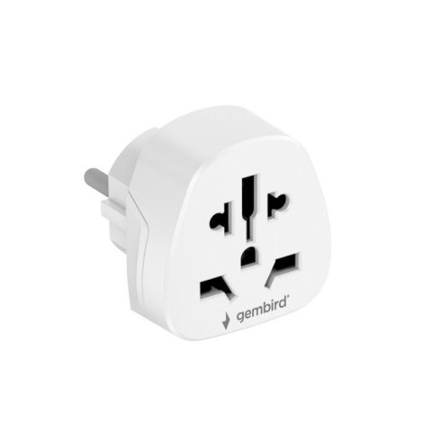 Adapter zasilania Gembird gniazdo World - wtyk EU