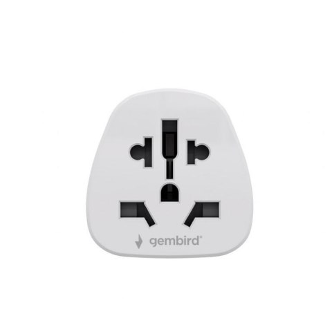 Adapter zasilania Gembird gniazdo World - wtyk EU