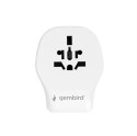 Uniwersalny adapter zasilania Gembird TPA-1A2C20-02-W z ładowarką 2x USB-C, 1x USB-A, 20W Gan biały