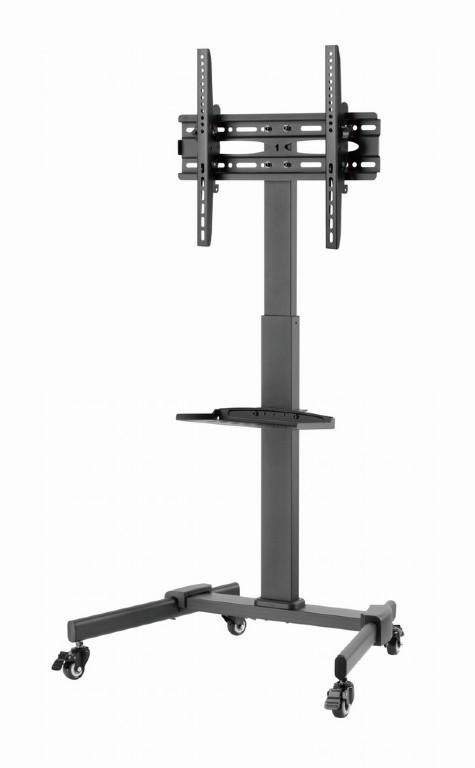 Stojak pod telewizor mobilny z kółkami 32-55" do 35kg Gembird czarny