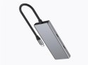 Hub USB-C 2 x USB-A + 2 x USB-C Gembird srebrny