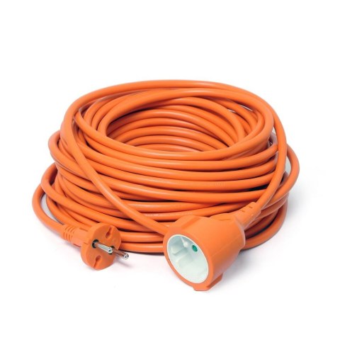 Kabel zasilający - przedłużacz zewnętrzny 20m Gembird pomarańczowy