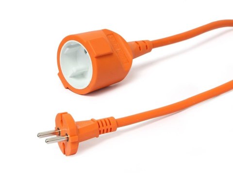 Kabel zasilający - przedłużacz zewnętrzny 20m Gembird pomarańczowy