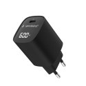 Ładowarka sieciowa Gembird TA-UC-1C-PD60LCD-01-BK PD 1 port USB-C 60W czarna
