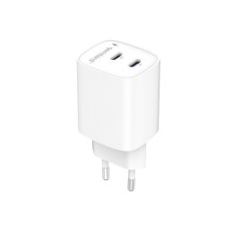 Ładowarka sieciowa Gembird TA-UC-2C-PD45-01-W 2 porty USB-C 45W biała