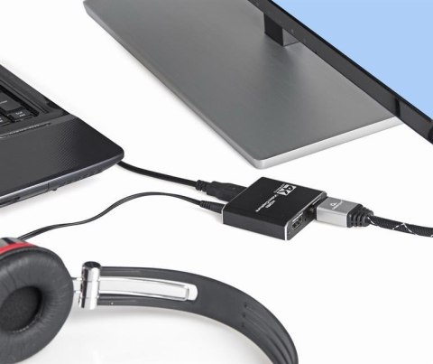 Rejestrator obrazu i dźwięku pass-through grabber HDMI 4K Gembird