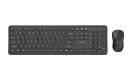 Zestaw bezprzewodowy klawiatura i mysz Gembird KBS-WPS-01 czarny