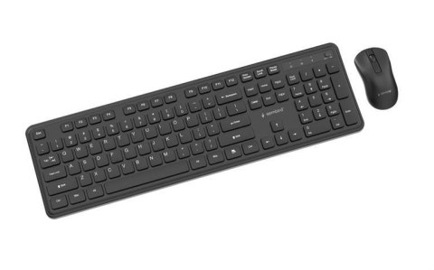Zestaw bezprzewodowy klawiatura i mysz Gembird KBS-WPS-01 czarny