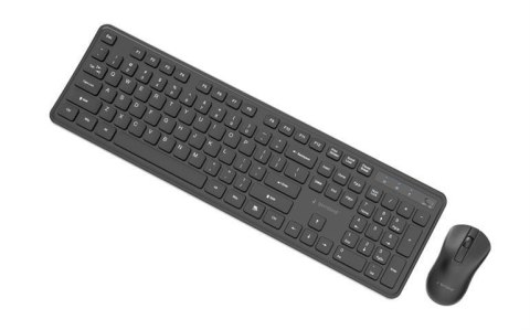 Zestaw bezprzewodowy klawiatura i mysz Gembird KBS-WPS-01 czarny