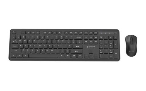 Zestaw bezprzewodowy klawiatura i mysz Gembird KBS-WPS-01 czarny